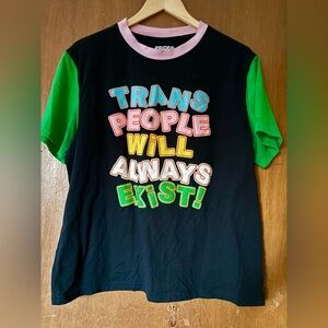 Ash & Chess Trans People will always exist pride shirt
